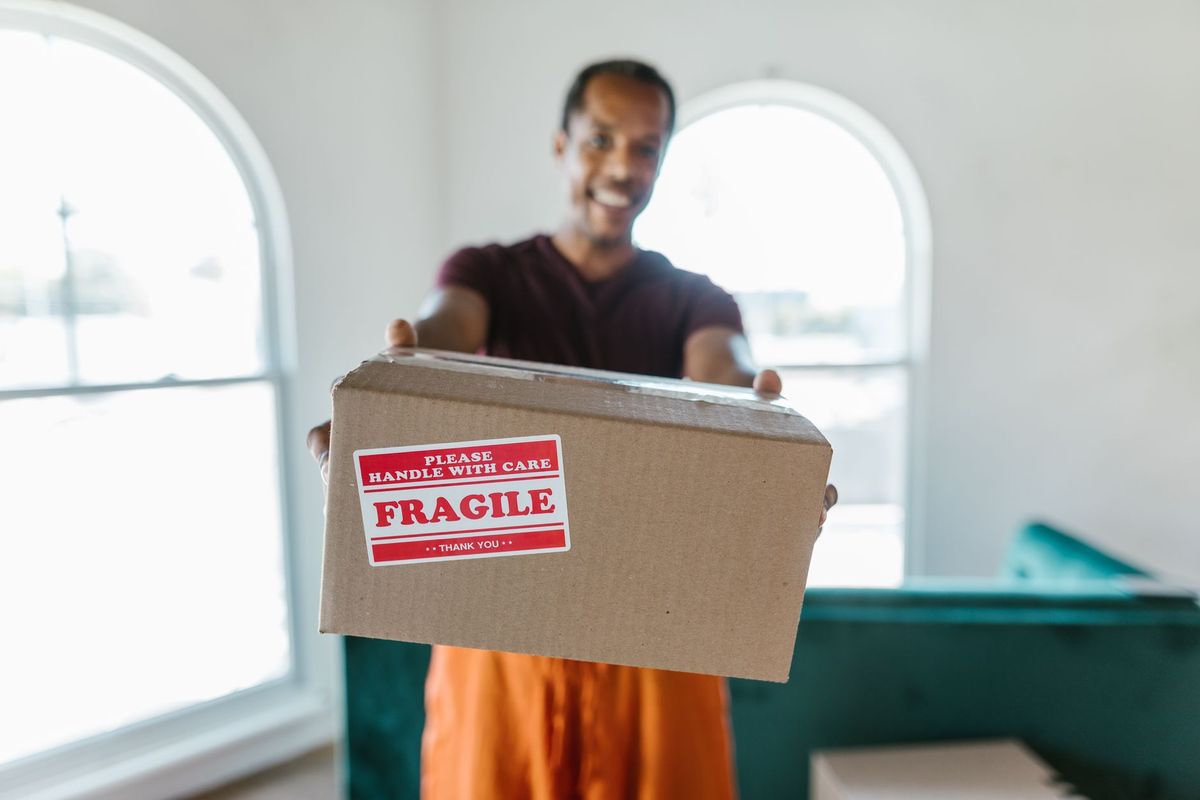 Expert movers safely relocating heavy items